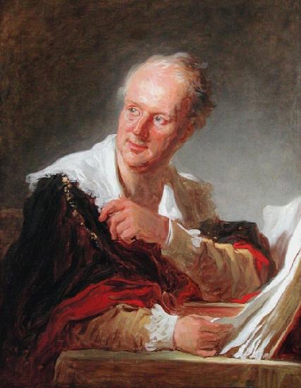 Jean Honore Fragonard Portrait of Denis Diderot